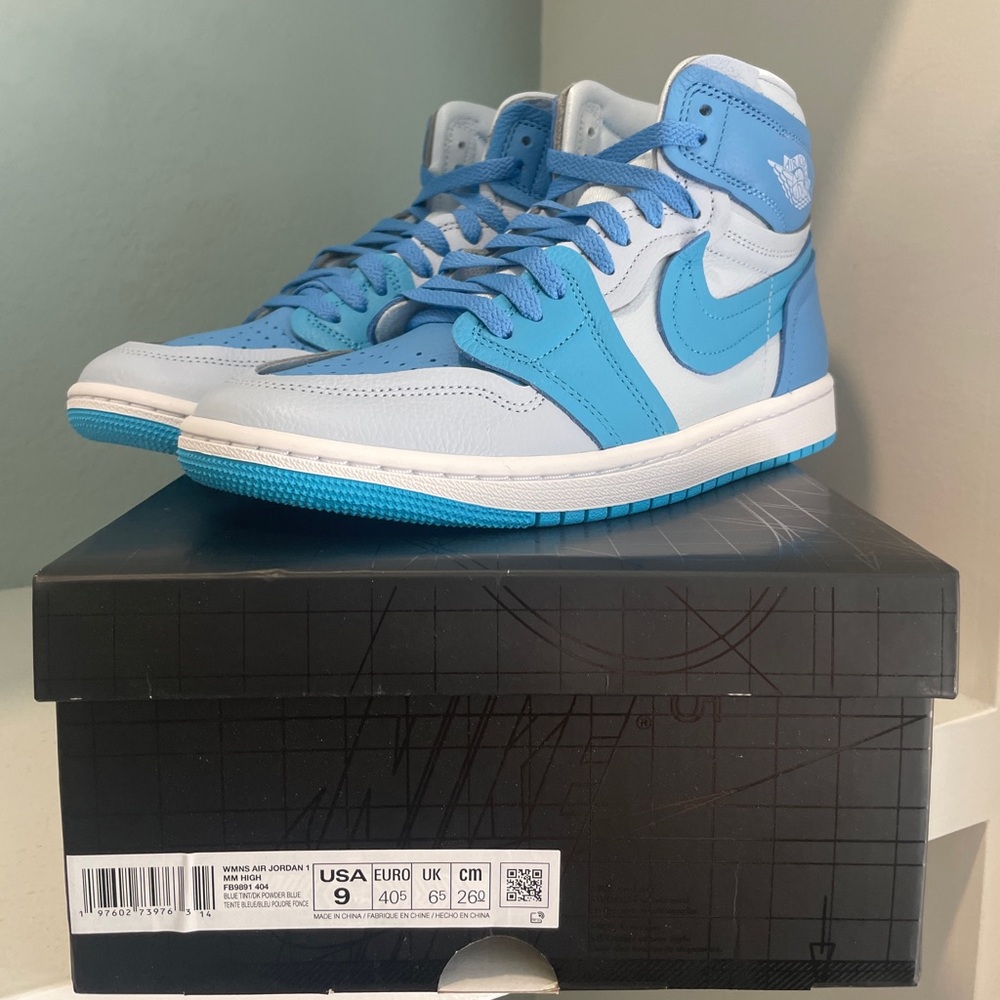 Jordan Nike Air Jordan 1 High MM
Basketball Sneaker Shoes New NWT NIB Blue - Picture 7 of 14